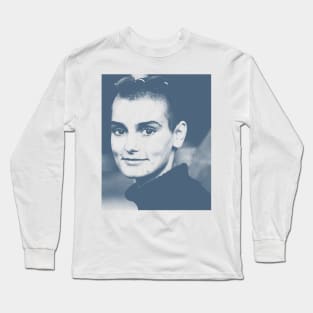 Sinead O'Connor Blue Vintage Long Sleeve T-Shirt